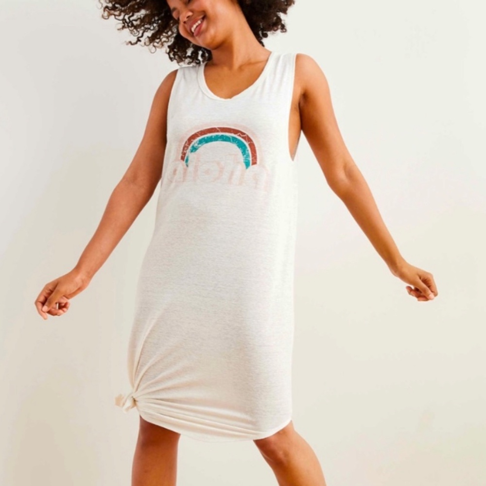 Aerie Aloha Rainbow Tank dress